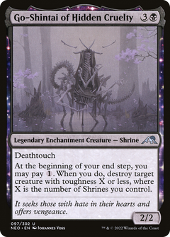 Go-Shintai of Hidden Cruelty (97) [Kamigawa: Neon Dynasty] - Deck Out Gaming