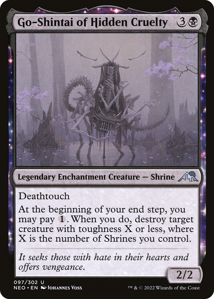 Go-Shintai of Hidden Cruelty (97) [Kamigawa: Neon Dynasty] - Deck Out Gaming