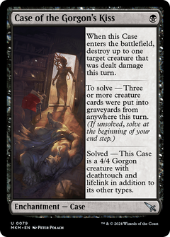 Case of the Gorgon's Kiss (a) (79) [Murders at Karlov Manor] foil - Deck Out Gaming