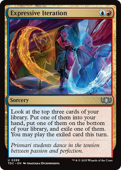 Expressive Iteration (288) [Commander: Tarkir: Dragonstorm] - Deck Out Gaming