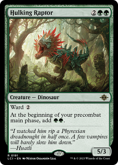 Hulking Raptor (191) [The Lost Caverns of Ixalan] foil - Deck Out Gaming