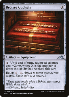 Bronze Cudgels (240) [Kamigawa: Neon Dynasty] - Deck Out Gaming