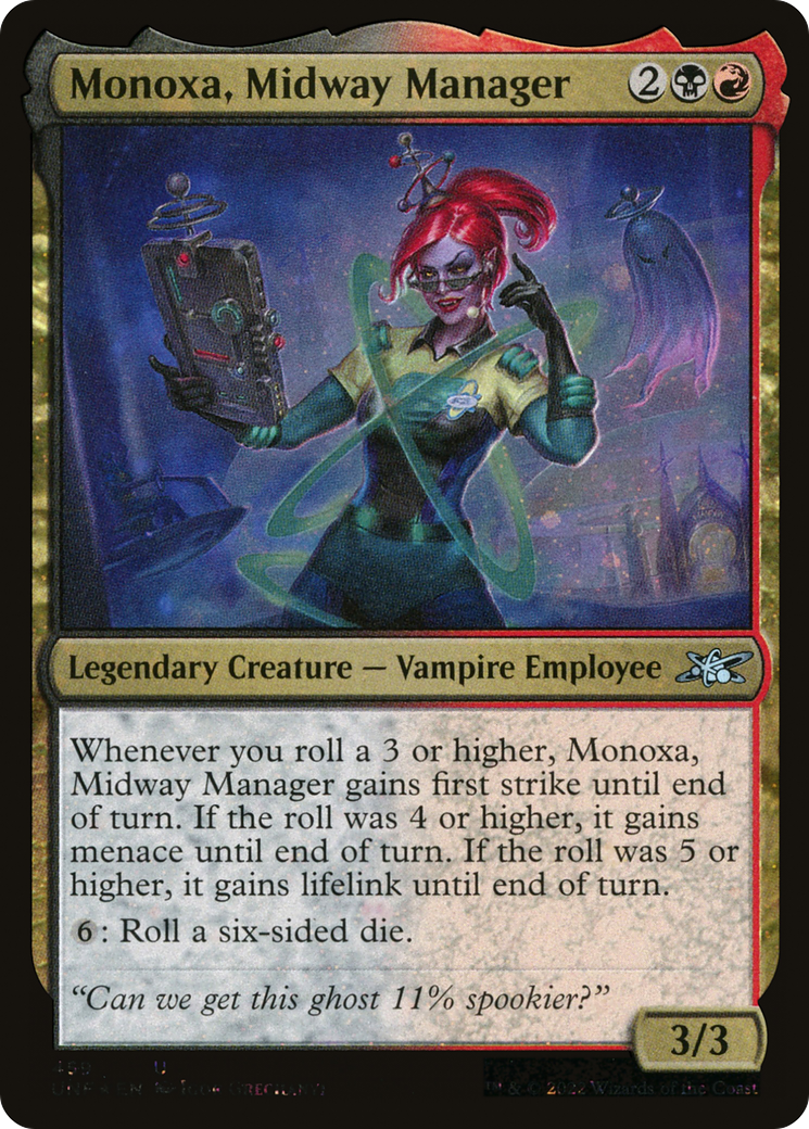 Monoxa, Midway Manager (Galaxy Foil) (459) [Unfinity] foil - Deck Out Gaming