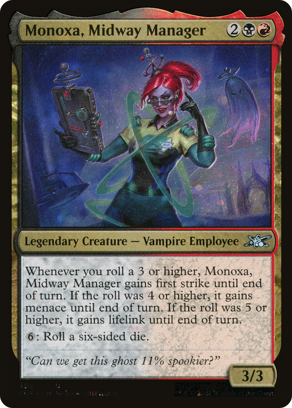 Monoxa, Midway Manager (Galaxy Foil) (459) [Unfinity] foil - Deck Out Gaming