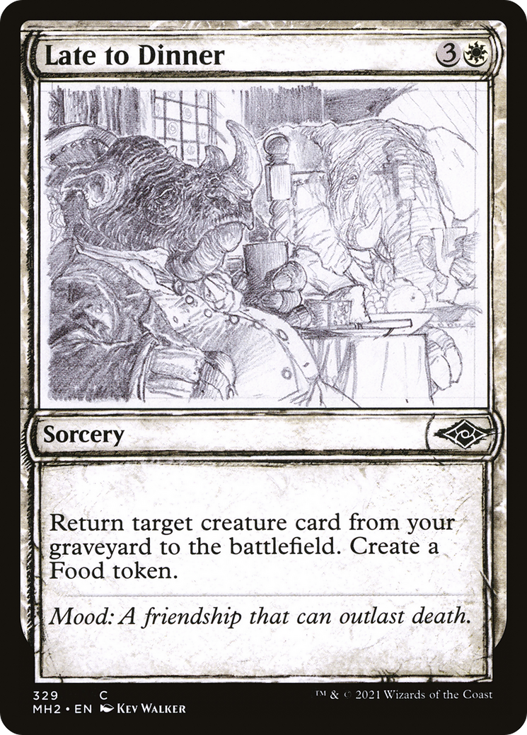 Late to Dinner (Showcase) (329) [Modern Horizons 2] - Deck Out Gaming