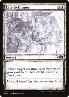 Late to Dinner (Showcase) (329) [Modern Horizons 2] foil - Deck Out Gaming