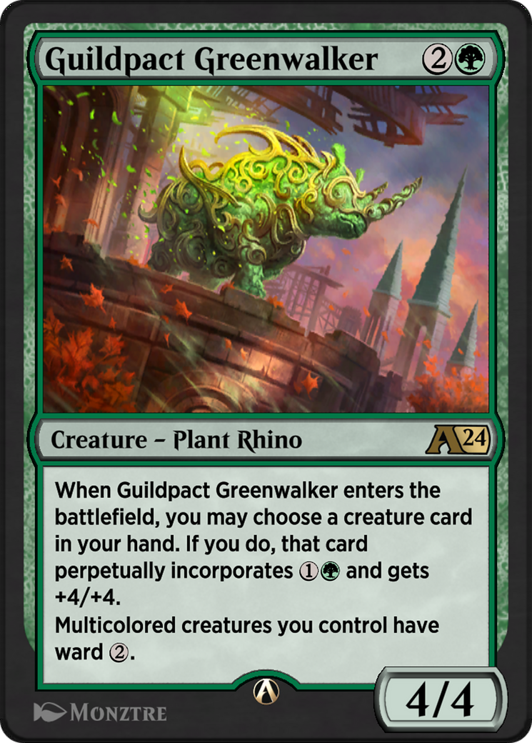Guildpact Greenwalker (17) [Alchemy: Murders at Karlov Manor ] - Deck Out Gaming