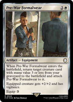 Pre-War Formalwear (Surge Foil) (549) [Fallout] foil - Deck Out Gaming