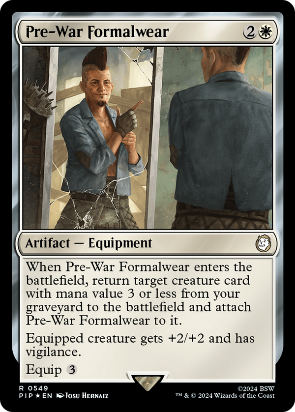Pre-War Formalwear (Surge Foil) (549) [Fallout] foil - Deck Out Gaming