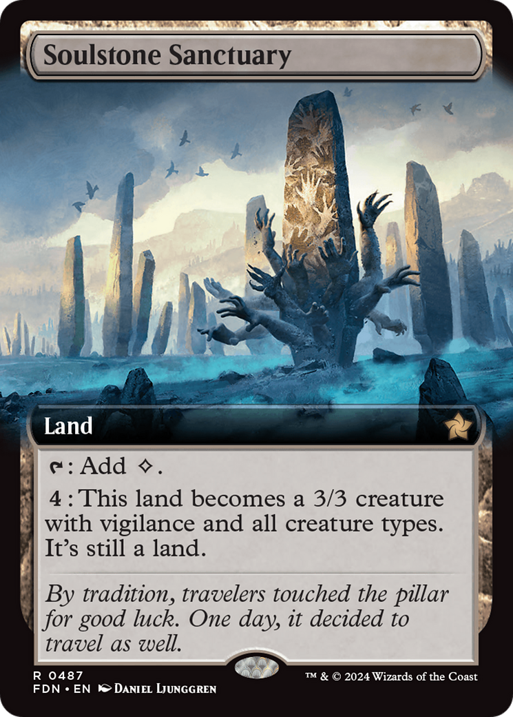 Soulstone Sanctuary (Extended Art) (487) [Foundations] foil - Deck Out Gaming