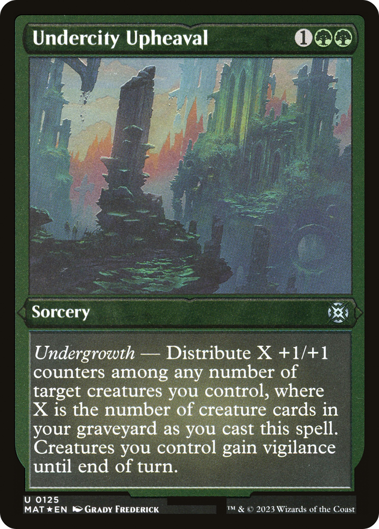 Undercity Upheaval (125) [March of the Machine: The Aftermath] etched - Deck Out Gaming