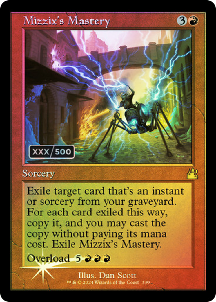 Mizzix's Mastery (Retro Frame) (Serial Numbered) (339) [Ravnica Remastered] foil - Deck Out Gaming