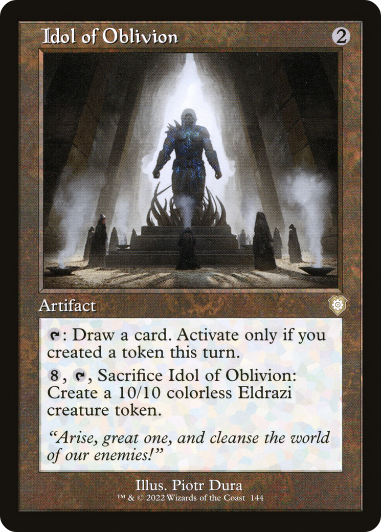 Idol of Oblivion (Retro Frame) (144) [The Brothers' War Commander] - Deck Out Gaming