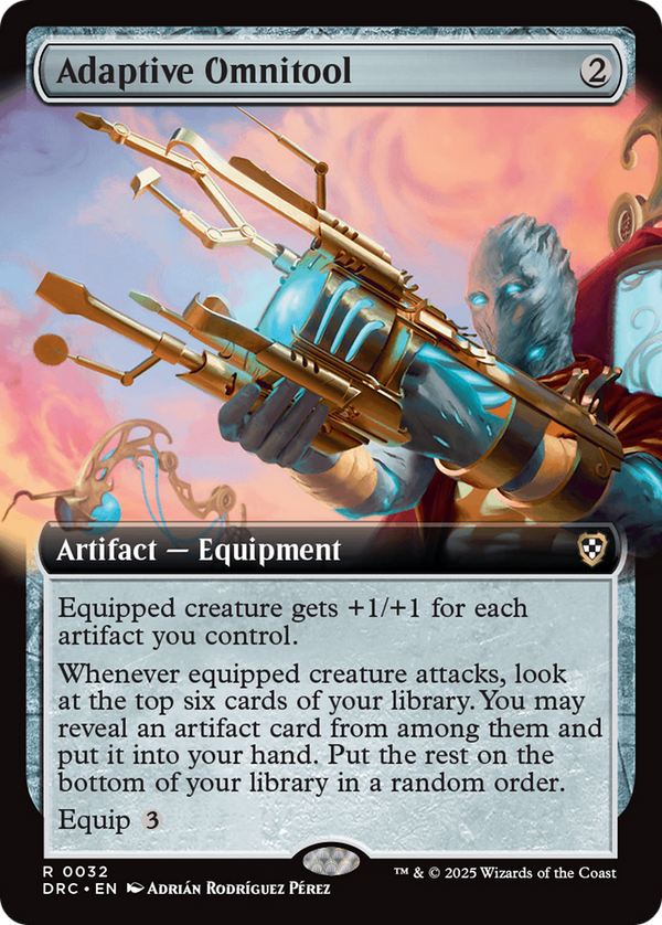 Adaptive Omnitool (Extended Art) (32) [Commander: Aetherdrift] - Deck Out Gaming