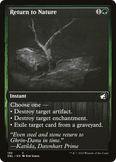 Return to Nature (195) [Innistrad: Double Feature] - Deck Out Gaming