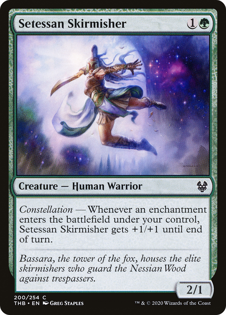 Setessan Skirmisher (200) [Theros Beyond Death] foil - Deck Out Gaming