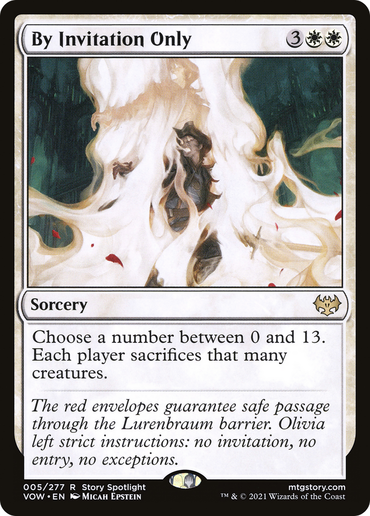 By Invitation Only (5) [Innistrad: Crimson Vow] foil - Deck Out Gaming