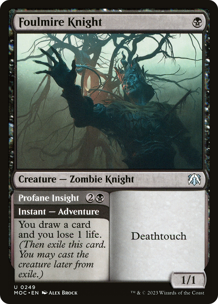 Foulmire Knight (249) [March of the Machine Commander] - Deck Out Gaming