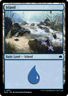 Island (0371) (371) [Bloomburrow] foil - Deck Out Gaming