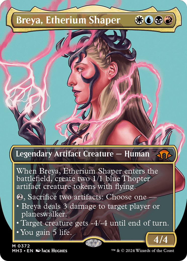 Breya, Etherium Shaper (Borderless) (372) [Modern Horizons 3] foil - Deck Out Gaming