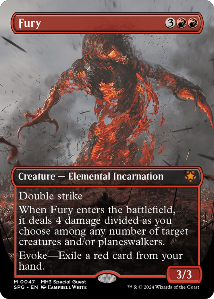 Fury (Borderless) (47) [Special Guests] foil - Deck Out Gaming