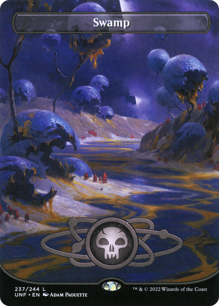 Swamp (237) (Borderless) (237) [Unfinity] - Deck Out Gaming