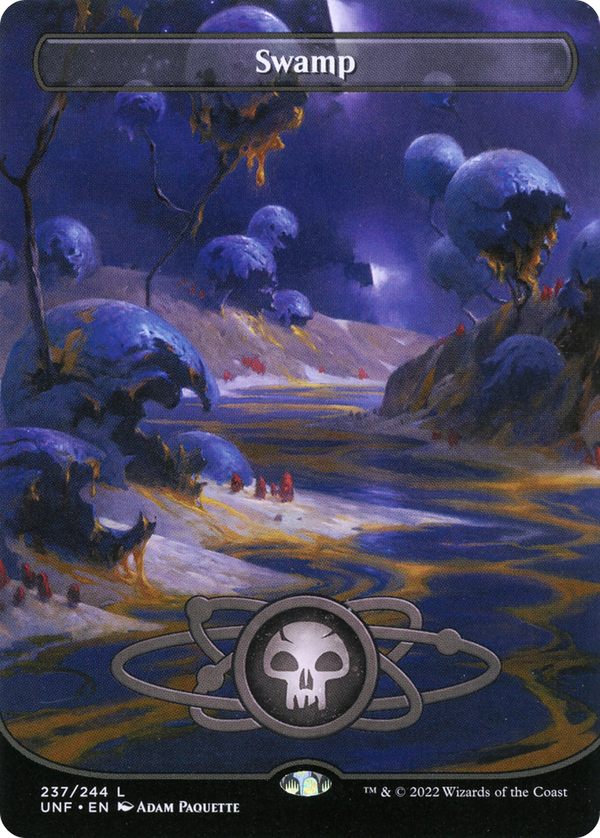 Swamp (237) (Borderless) (237) [Unfinity] foil - Deck Out Gaming