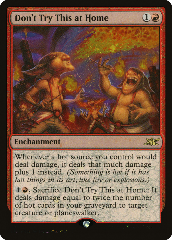 Don't Try This at Home (Galaxy Foil) (391) [Unfinity] foil - Deck Out Gaming