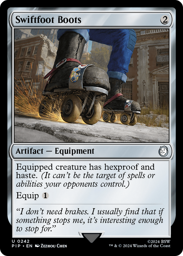 Swiftfoot Boots (242) [Fallout] foil - Deck Out Gaming
