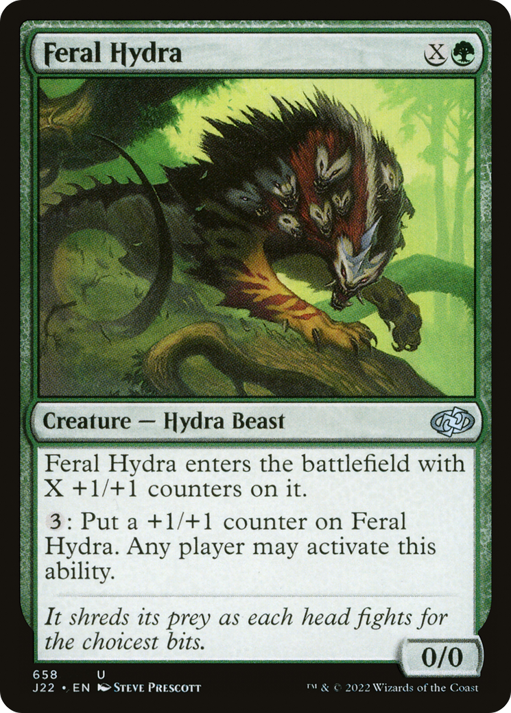 Feral Hydra (658) [Jumpstart 2022] - Deck Out Gaming