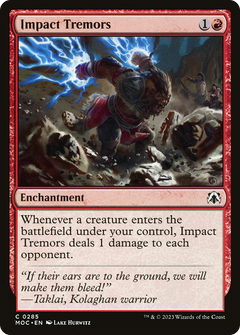 Impact Tremors (285) [March of the Machine Commander] - Deck Out Gaming