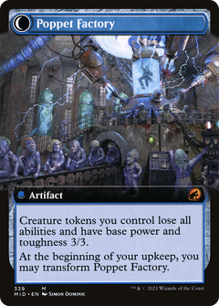 Poppet Stitcher (Extended Art) (339) [Innistrad: Midnight Hunt] foil - Deck Out Gaming