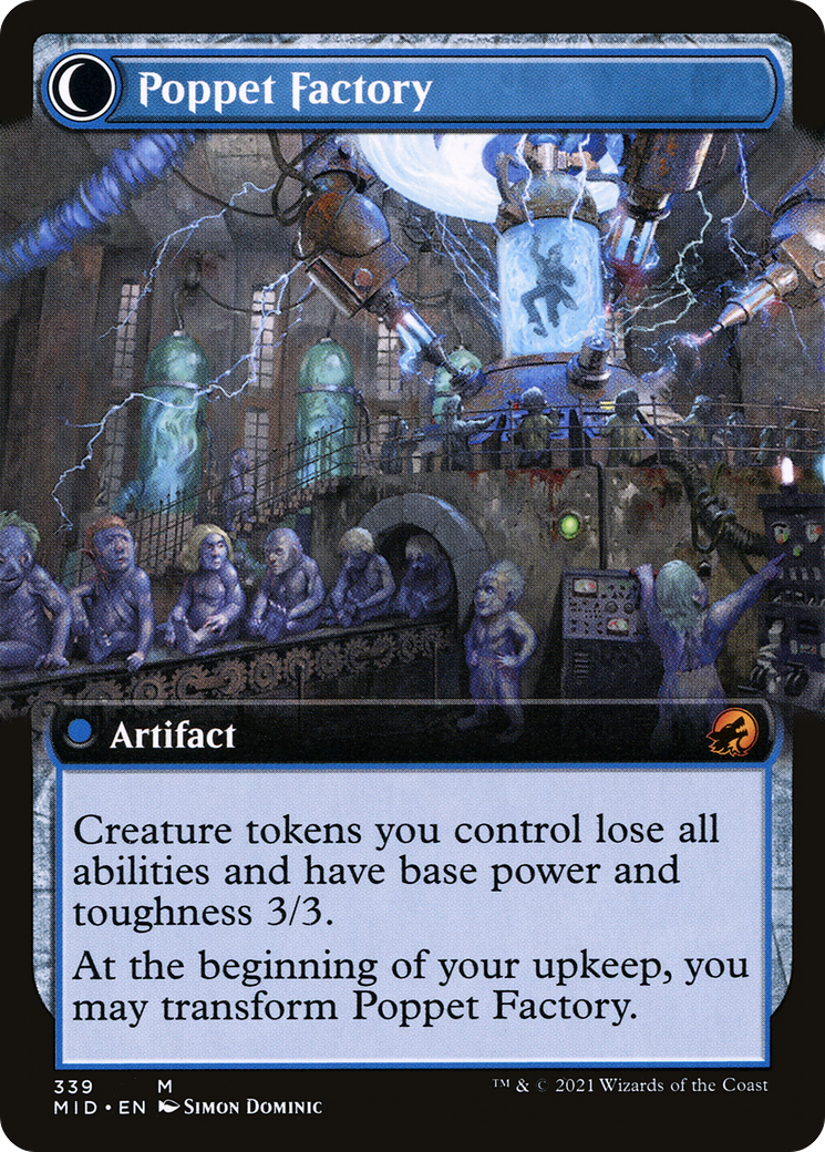 Poppet Stitcher (Extended Art) (339) [Innistrad: Midnight Hunt] - Deck Out Gaming