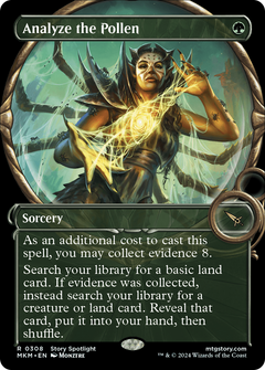 Analyze the Pollen (Showcase) (308) [Murders at Karlov Manor] foil - Deck Out Gaming