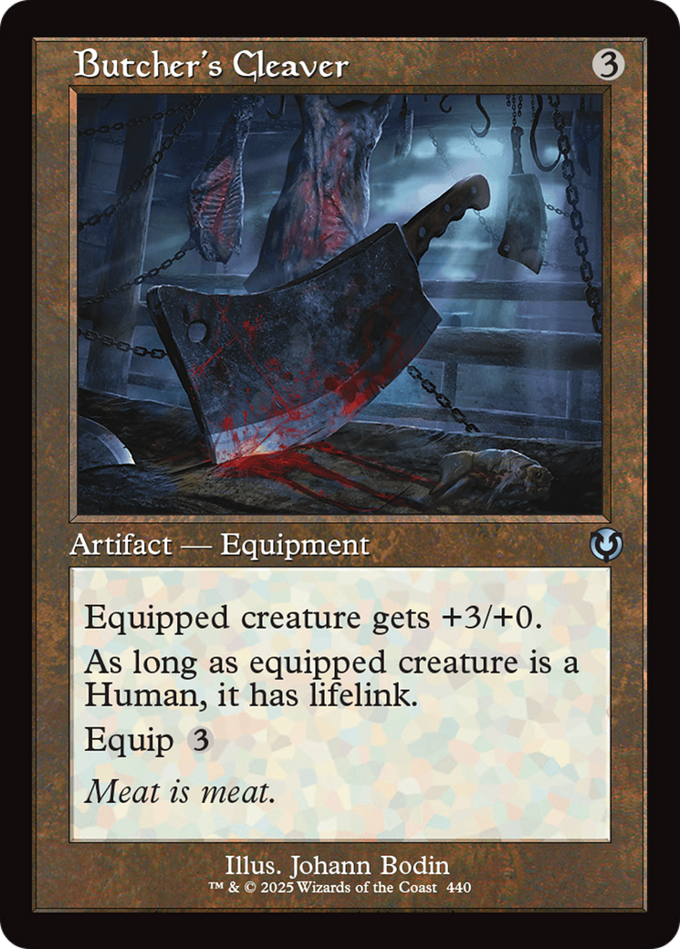 Butcher's Cleaver (Retro Frame) (440) [Innistrad Remastered] - Deck Out Gaming
