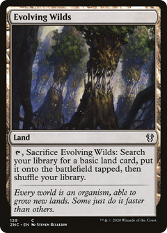 Evolving Wilds (129) [Commander: Zendikar Rising] - Deck Out Gaming