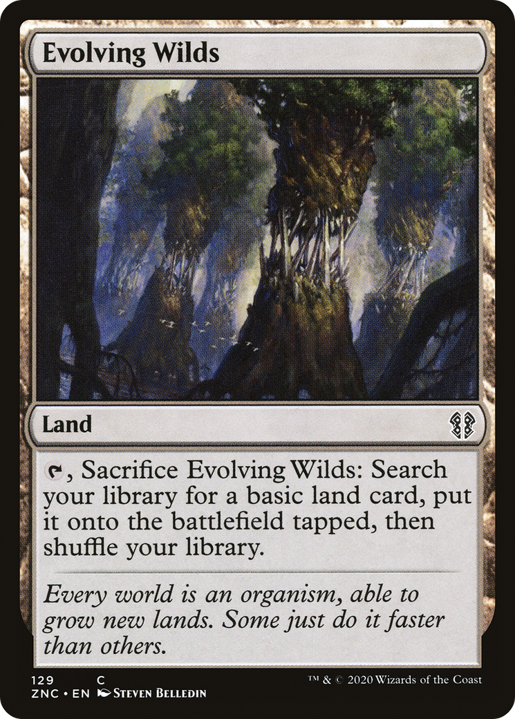 Evolving Wilds (129) [Commander: Zendikar Rising] - Deck Out Gaming