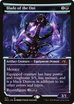 Blade of the Oni (Showcase) (377) [Kamigawa: Neon Dynasty] - Deck Out Gaming