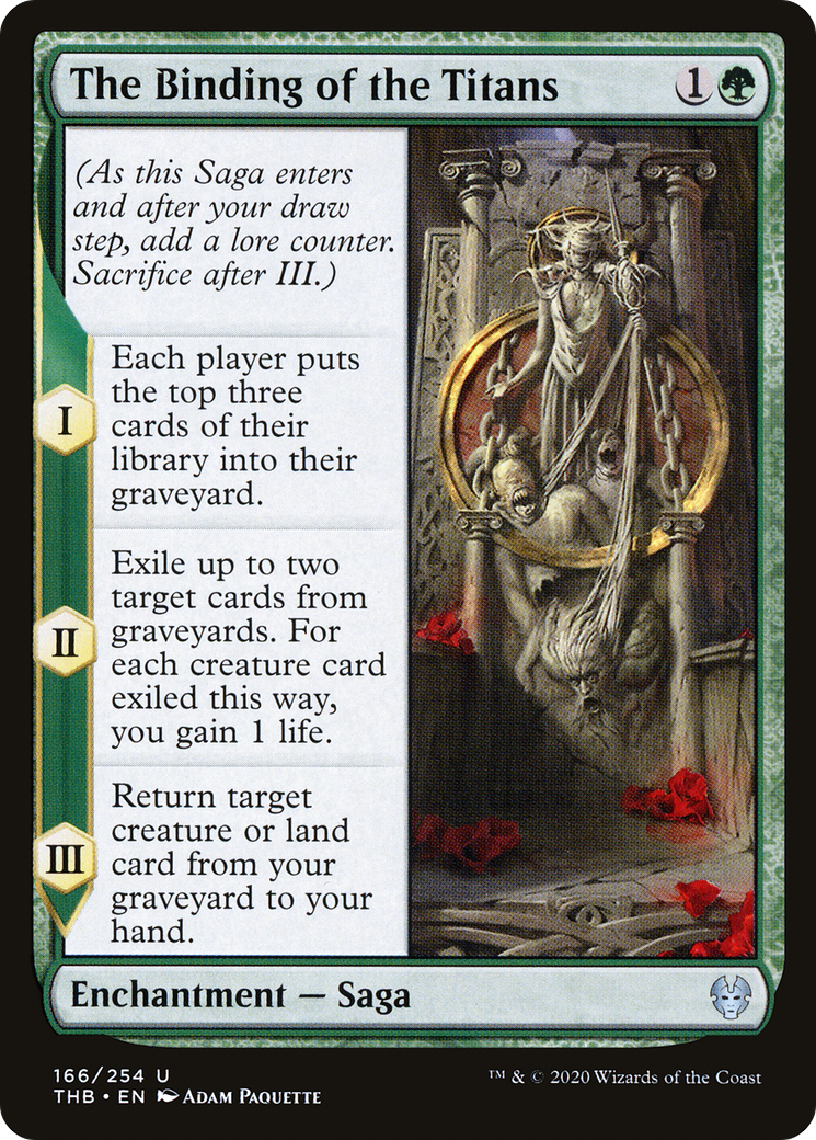 The Binding of the Titans (166) [Theros Beyond Death] foil - Deck Out Gaming