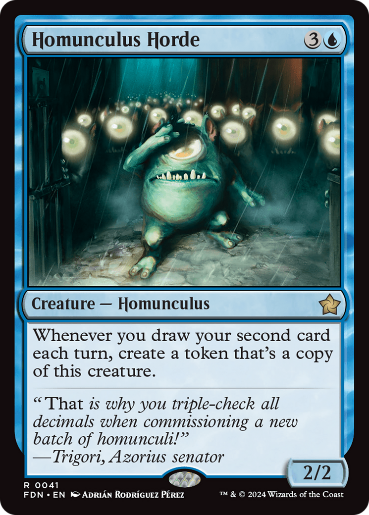 Homunculus Horde (41) [Foundations] foil - Deck Out Gaming