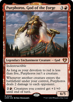 Purphoros, God of the Forge (246) [Commander Masters] foil - Deck Out Gaming