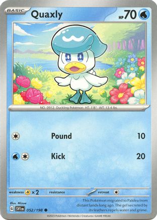 Quaxly (52) [SV01: Scarlet & Violet Base Set] - Deck Out Gaming