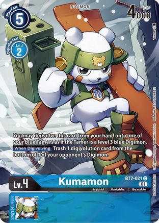 Kumamon (2nd Anniversary Frontier Card) (BT7-021) [Next Adventure] Foil - Deck Out Gaming