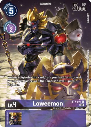 Loweemon (2nd Anniversary Frontier Card) (BT7-071) [Next Adventure] Foil - Deck Out Gaming