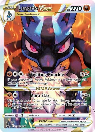 Lucario VSTAR - SWSH291 (SWSH291) [SWSH: Sword & Shield Promo Cards] Holofoil - Deck Out Gaming