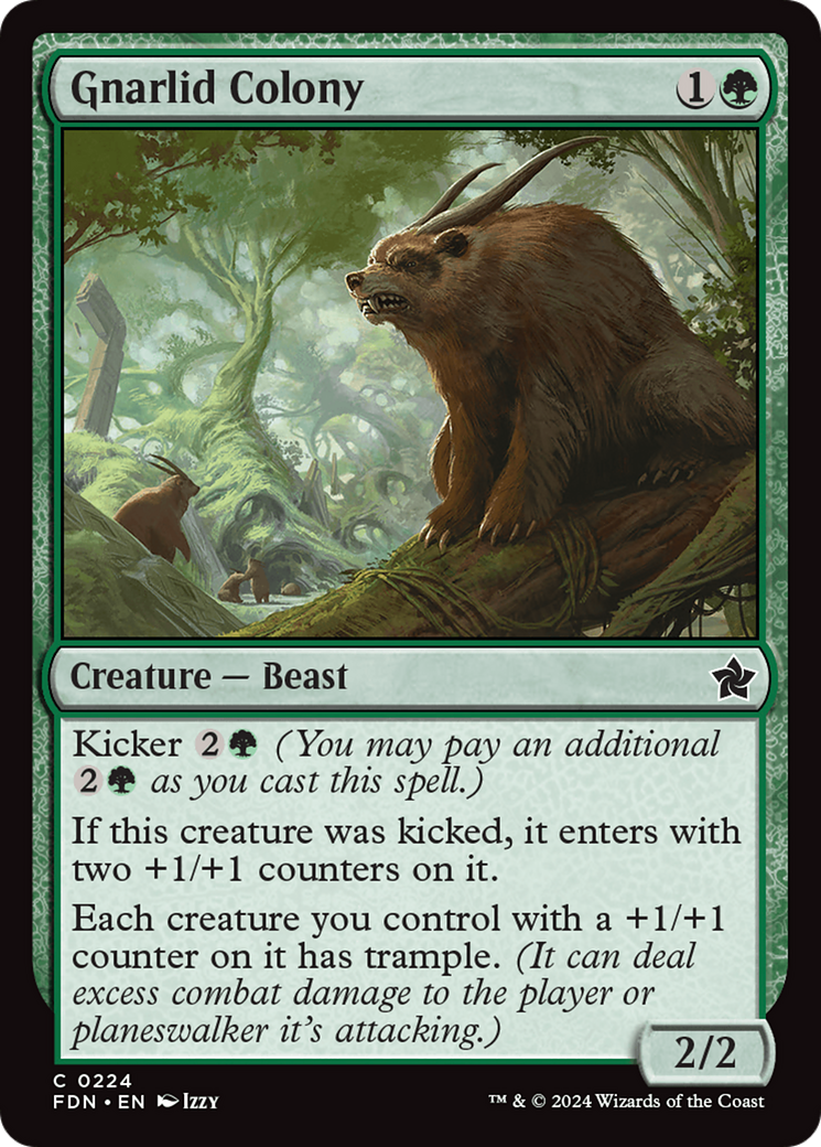 Gnarlid Colony (224) [Foundations] - Deck Out Gaming
