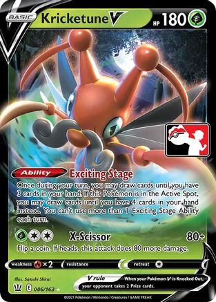Kricketune V (6) [Prize Pack Series Cards] Holofoil - Deck Out Gaming