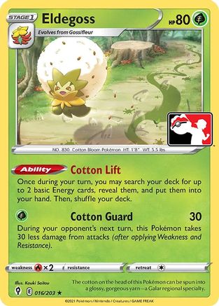 Eldegoss (16) [Prize Pack Series Cards] - Deck Out Gaming