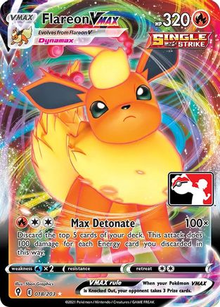 Flareon VMAX (18) [Prize Pack Series Cards] Holofoil - Deck Out Gaming