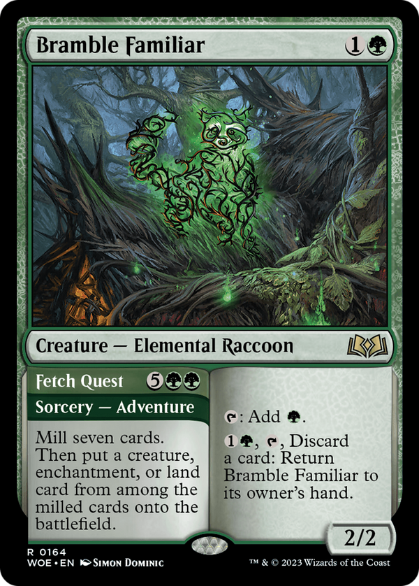 Bramble Familiar (164) [Wilds of Eldraine] - Deck Out Gaming